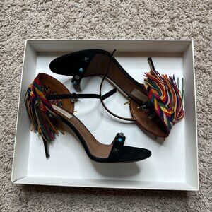 Valentino Native Heels w/fringe